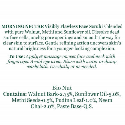 Biotique Advanced Ayurveda Bio Morning Nectar Visibly Flawless Face Scrub 50Gm