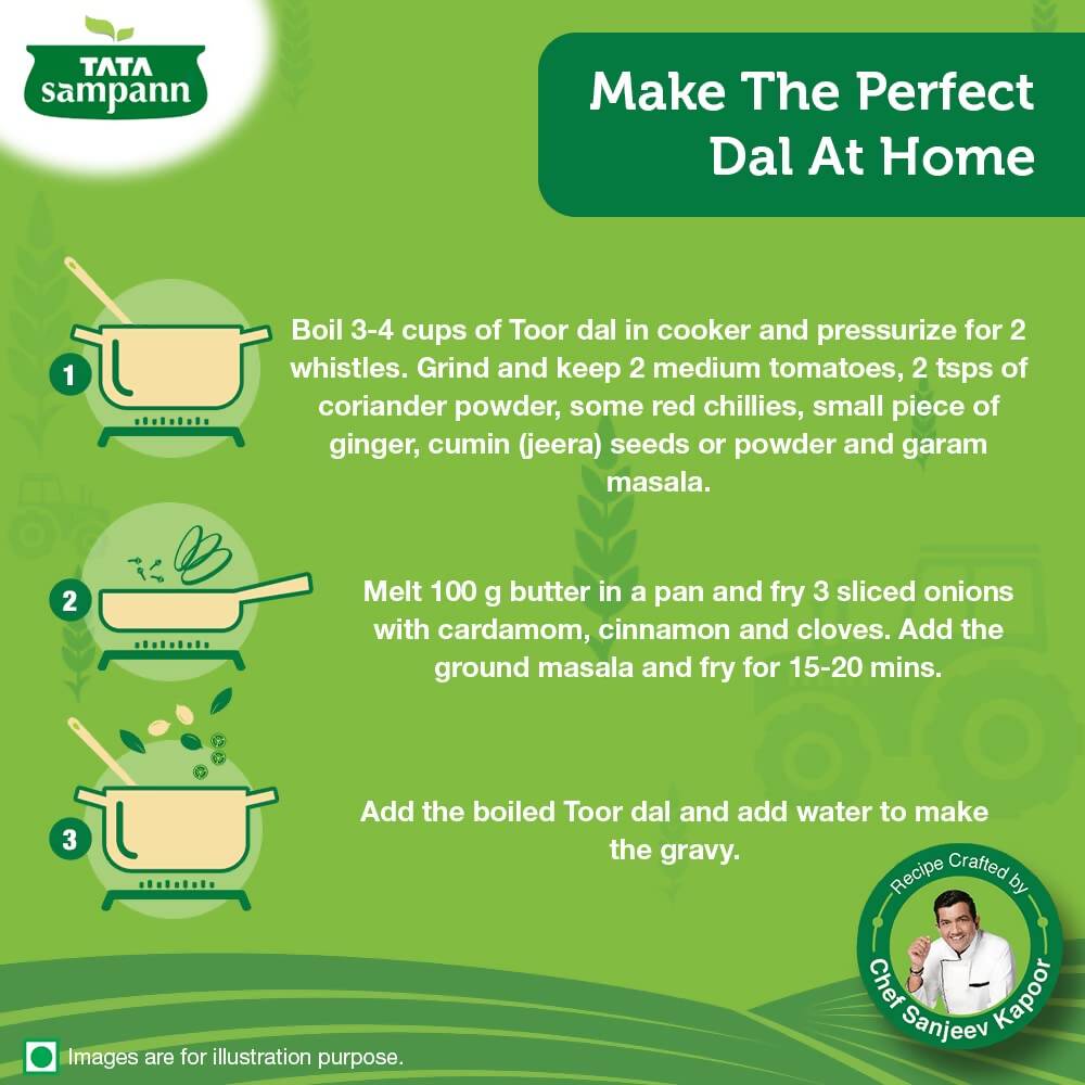 Buy Tata Sampann Unpolished Toor Dal from DrMediCart, Ship from India to USA