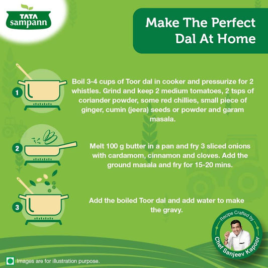 Buy Tata Sampann Unpolished Toor Dal from DrMediCart, Ship from India to USA
