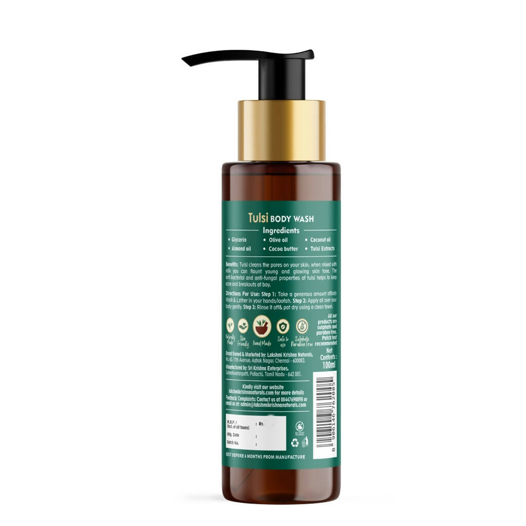 Lakshmi Krishna Naturals Tulsi Body Wash - DrMediCart