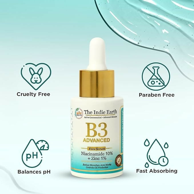The Indie Earth B3 Advanced Niacinamide 10% & Zinc 1 % Face Serum