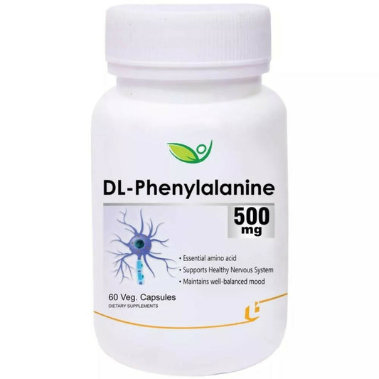 Buy Biotrex Dl Phenylalanine 500mg Veg Capsules from DrMediCart, Ship from India to USA