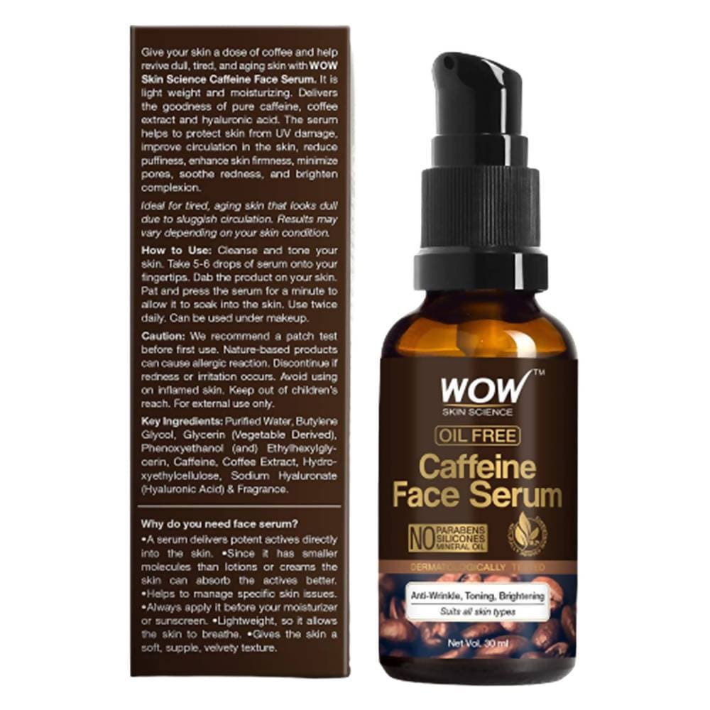 Wow Skin Science Caffeine Face Serum - Drmedicart