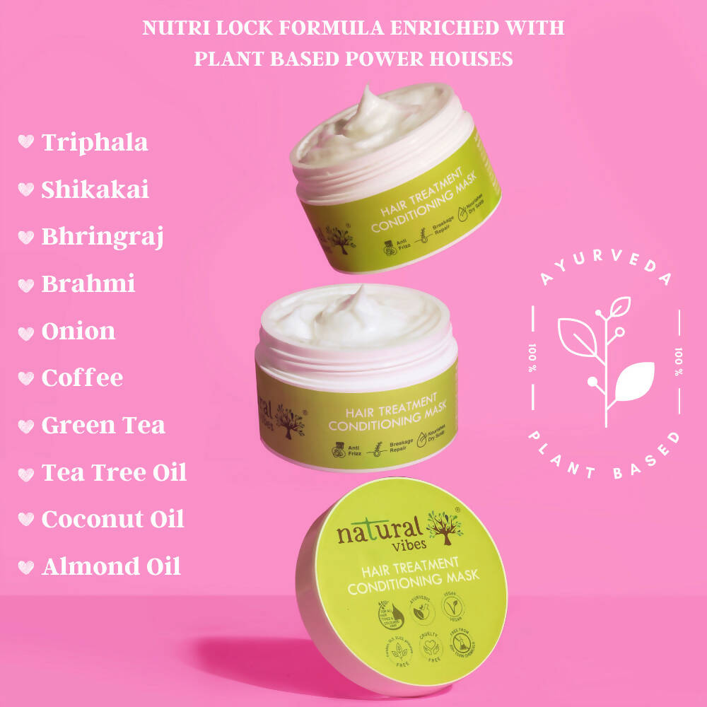 Buy Natural Vibes Hair Treatment Conditioning Mask with Onion & Coconut from DrMediCart, Ship from India to USA