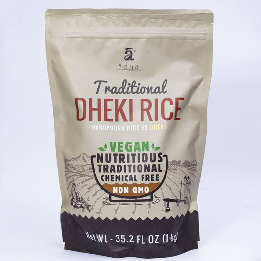 Buy Adya Organics Traditional Dheki Rice from DrMediCart