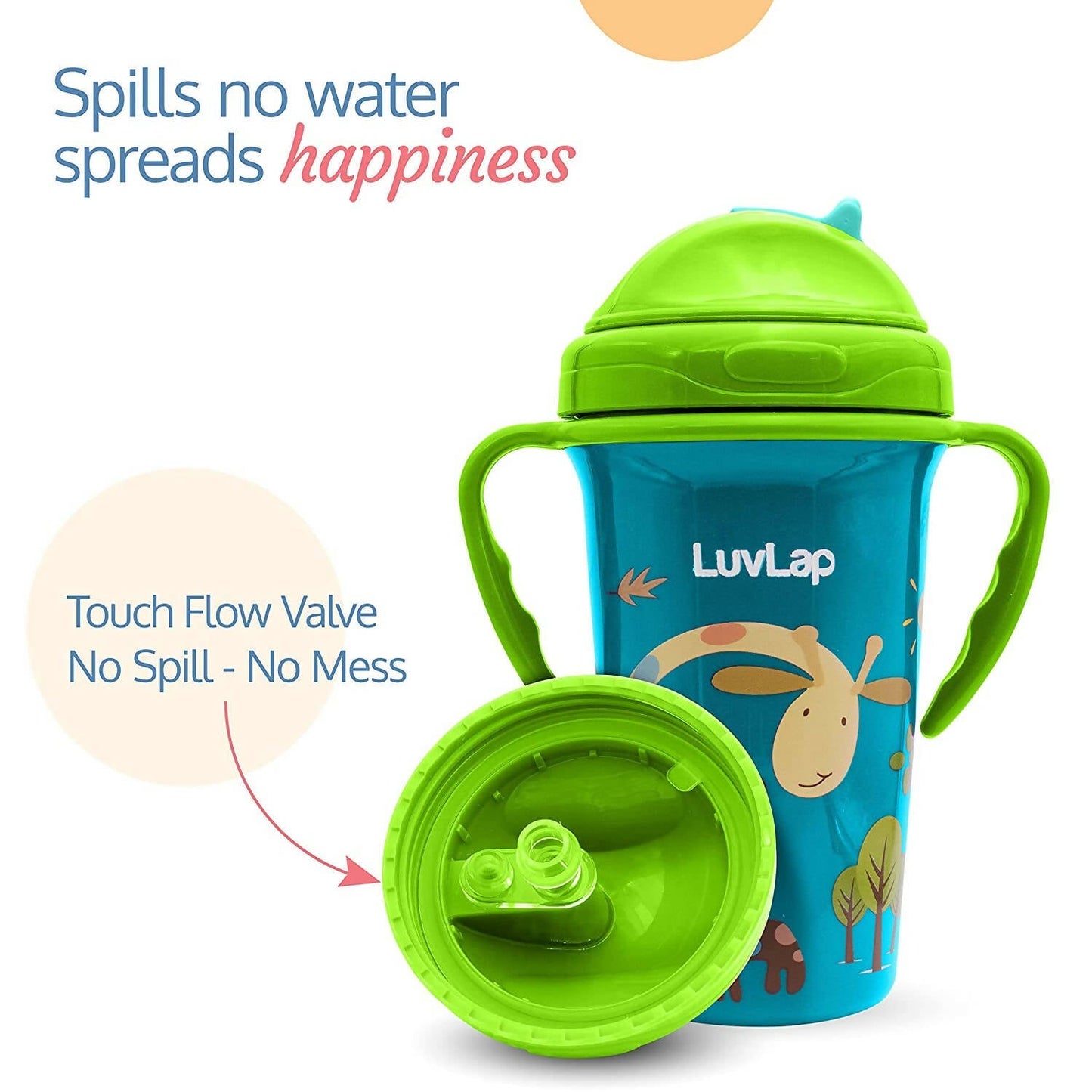 LuvLap Tiny Giffy Sipper for Infant/Toddler