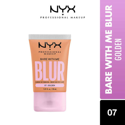 NYX Professional Makeup Bare With Me Blur Tint Foundation  - 07 Golden