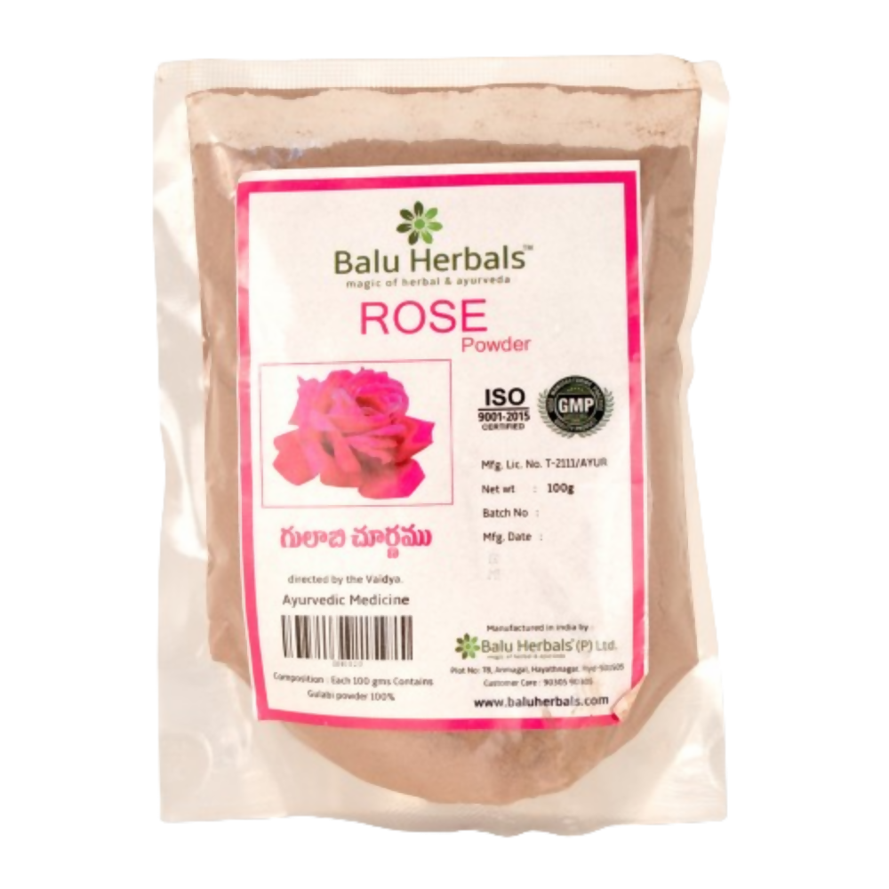 Buy Balu Herbals Rose (Gulabi) Powder from DrMediCart, Ship from India to USA