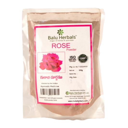Buy Balu Herbals Rose (Gulabi) Powder from DrMediCart, Ship from India to USA