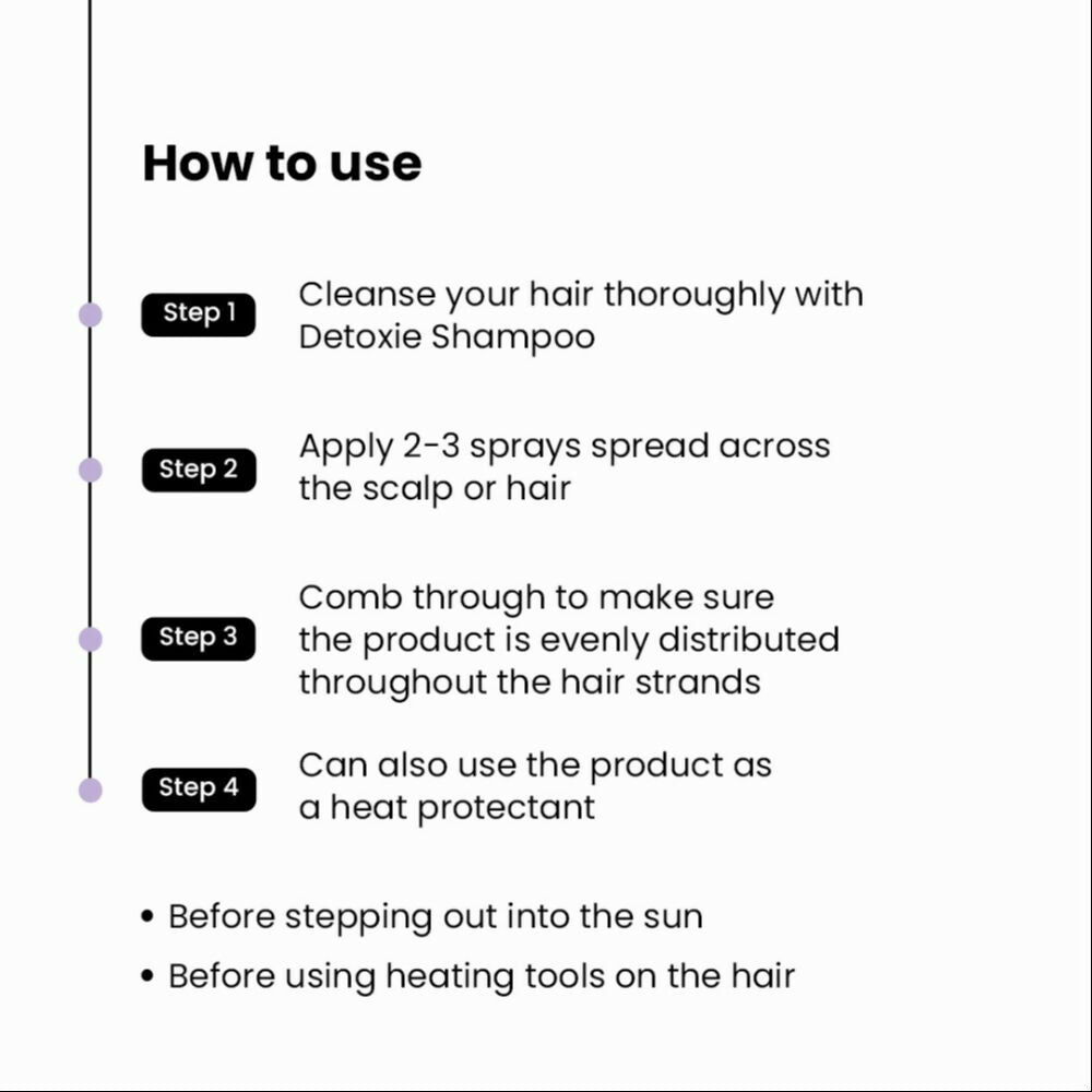 Detoxie Alcohol Free Anti-Frizz Hair Parfum