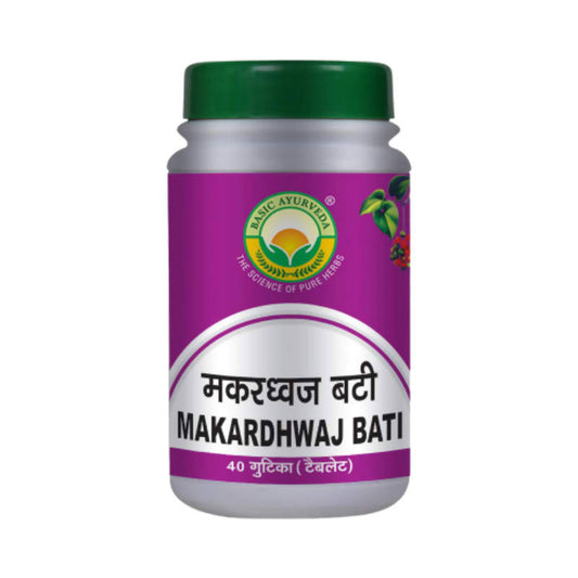 Buy Basic Ayurveda Makardhwaj Bati from DrMediCart, Ship from India to USA