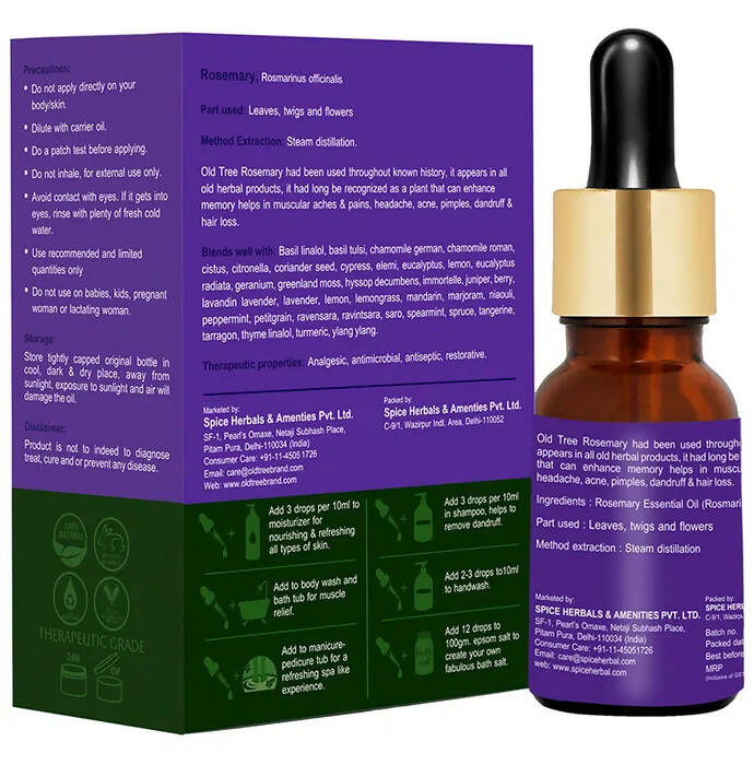 Old Tree Rosemary Essential Oil