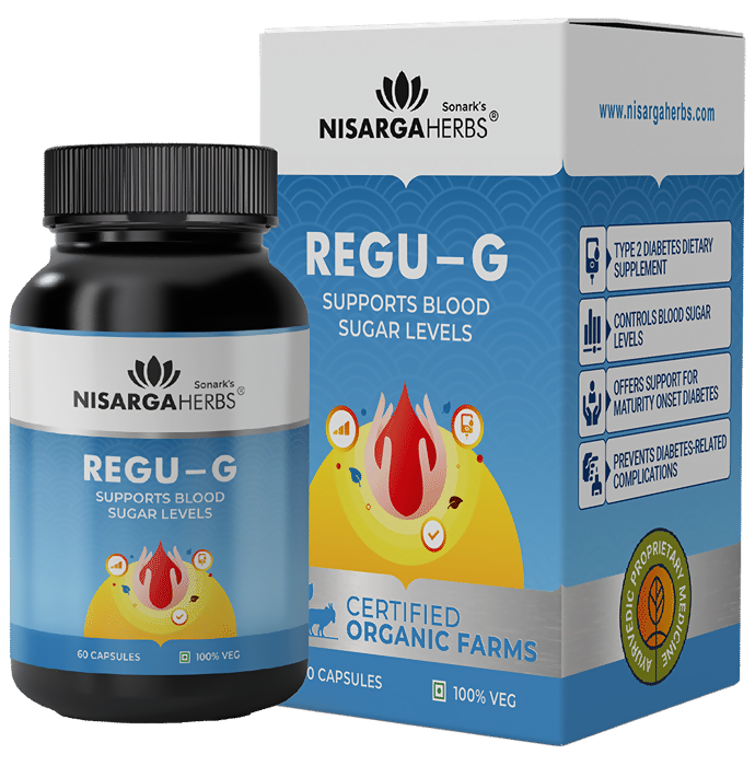 Nisarga Herbs Regu-G Veggie Capsules