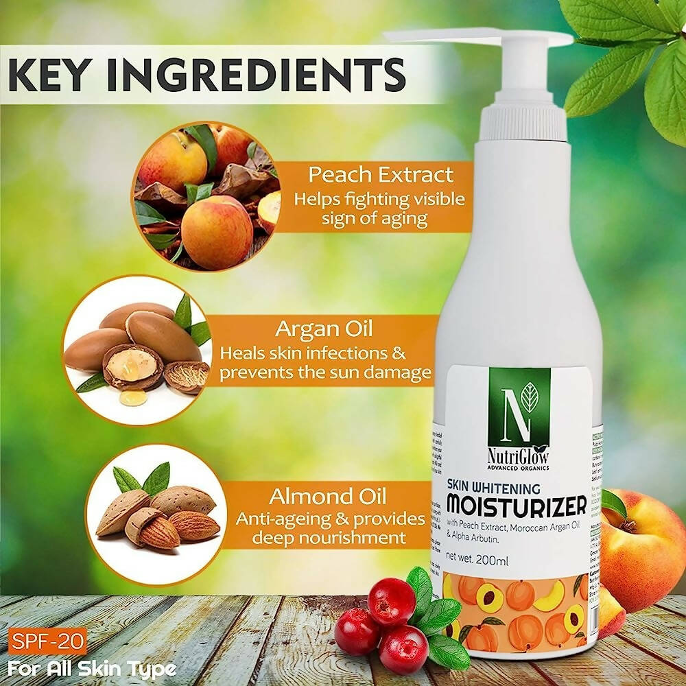 NutriGlow Advanced Organics Skin Whitening Moisturizer SPF 15