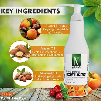 NutriGlow Advanced Organics Skin Whitening Moisturizer SPF 15