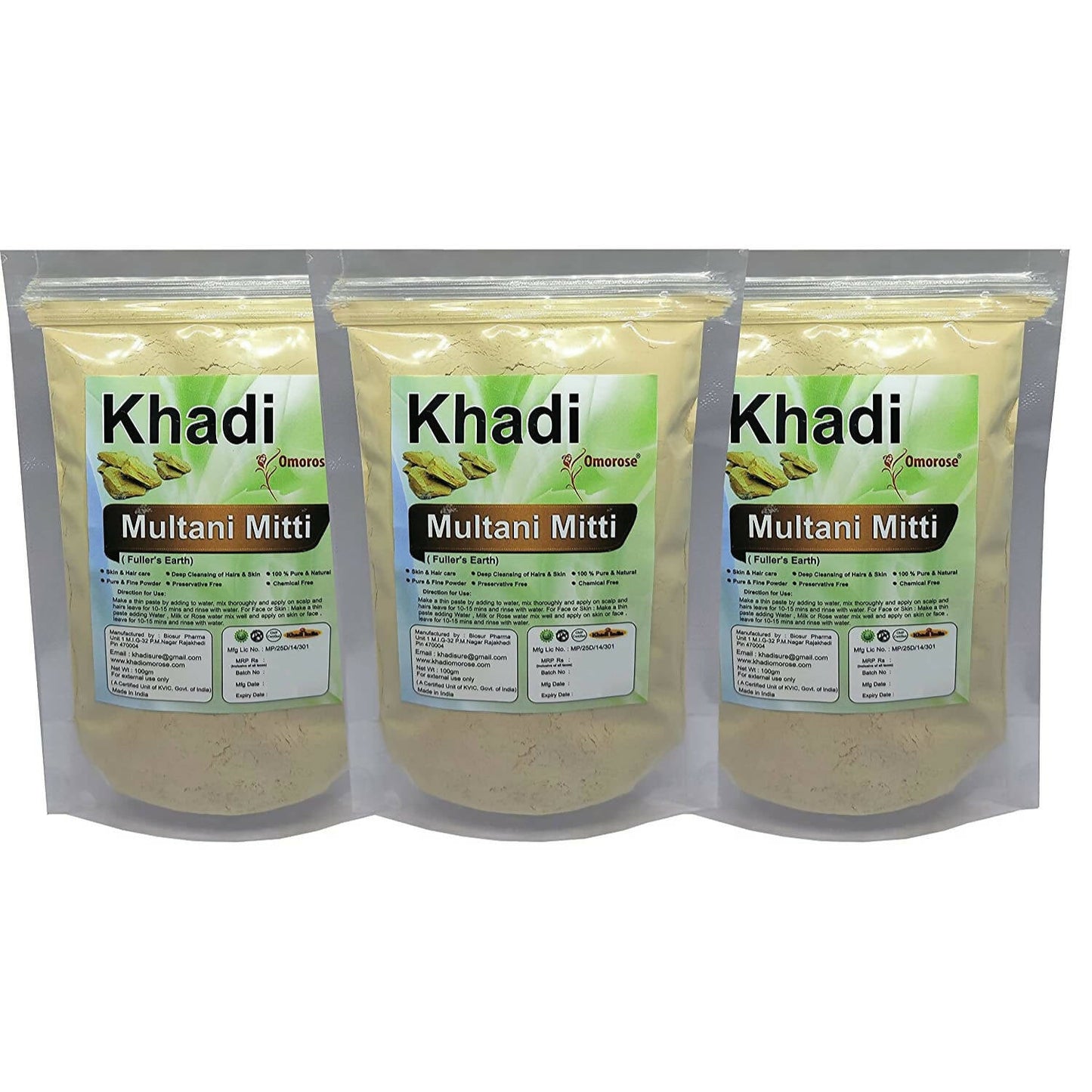 Khadi Omorose Multani Mitti Powder