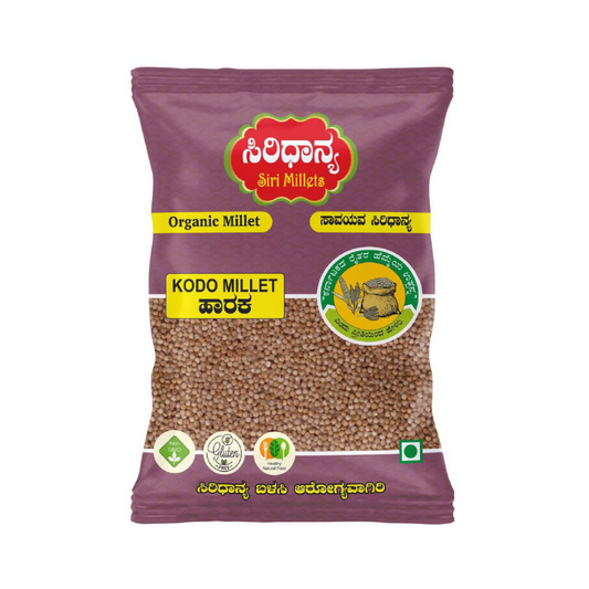 Buy Siri Millets Organic Kodo Millet - Unpolished and Processed Grains (Haraka) from DrMediCart, Ship from India to USA