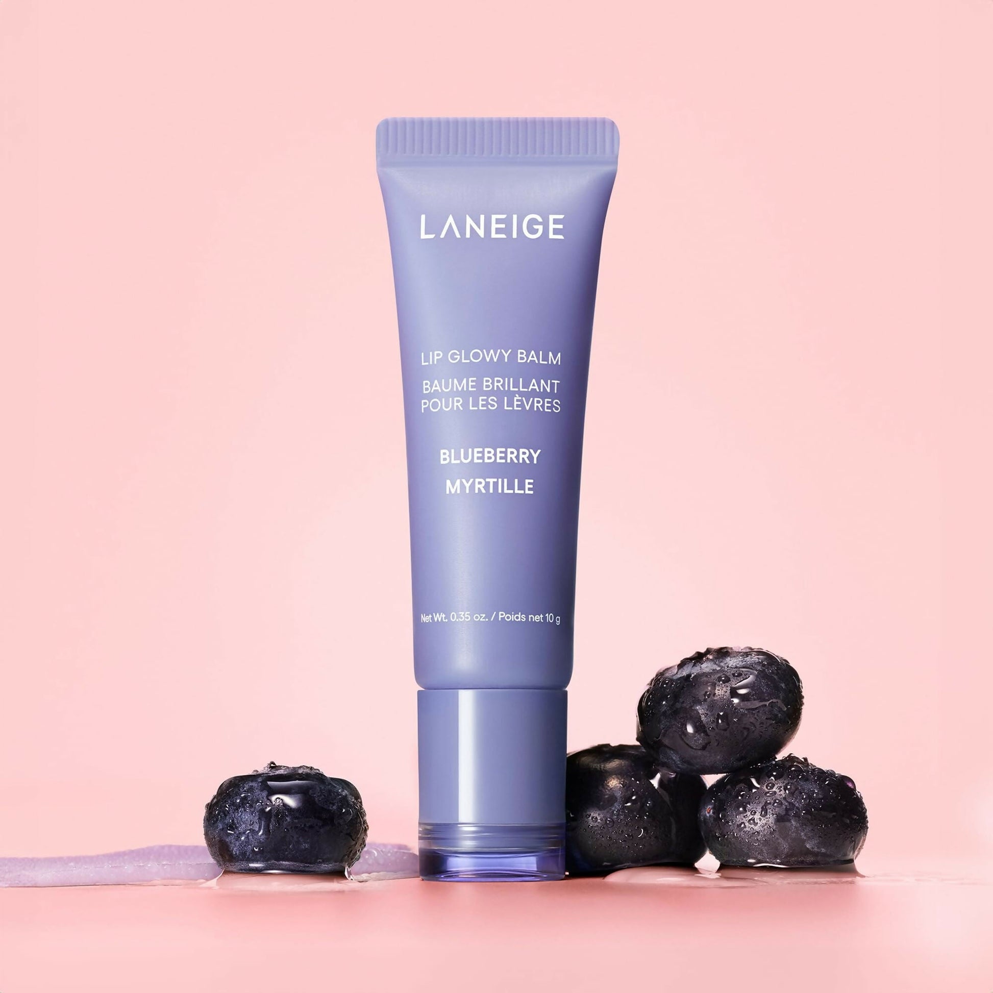 Laneige Lip Glowy Balm - BlueBerry - Korean Lip Balm