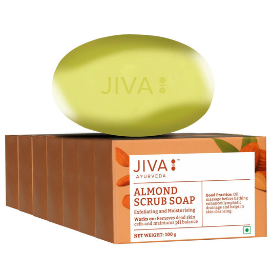 Buy Jiva Ayurveda Almond Scrub Soap from DrMediCart, Ship from India to USA