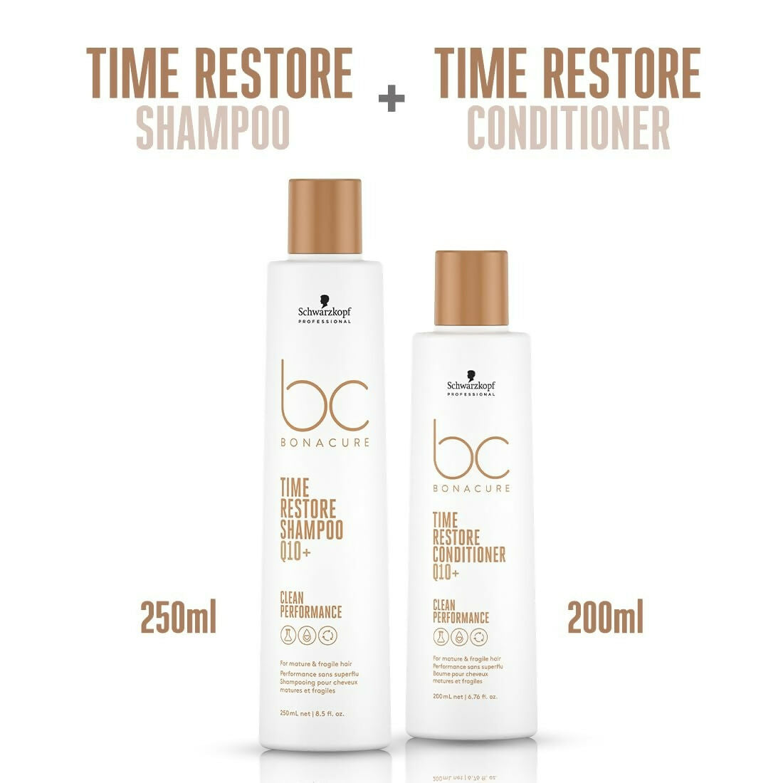 Buy Schwarzkopf Professional Bonacure Q10 Time Restore Combo from DrMediCart, Ship from India to USA