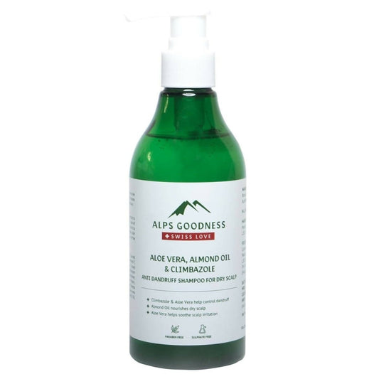 Alps Goodness Aloe Vera, Almond Oil & Climbazole Anti-Dandruff Shampoo - DrMediCart