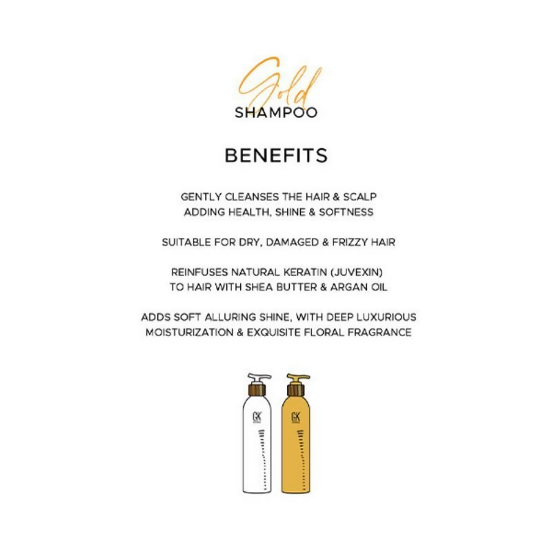GK Hair Gold Shampoo for Luminous Hair