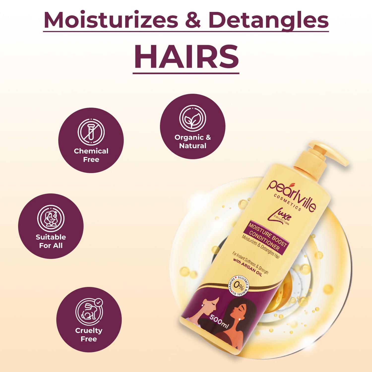 Pearlville Luxe Collection Moisture Boost Conditioner