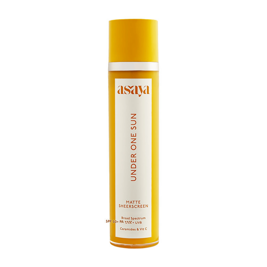 Asaya Vitamin C & Ceramide Sunscreen SPF 50+ PA++++, Invisible Gel Sunscreen For Face
