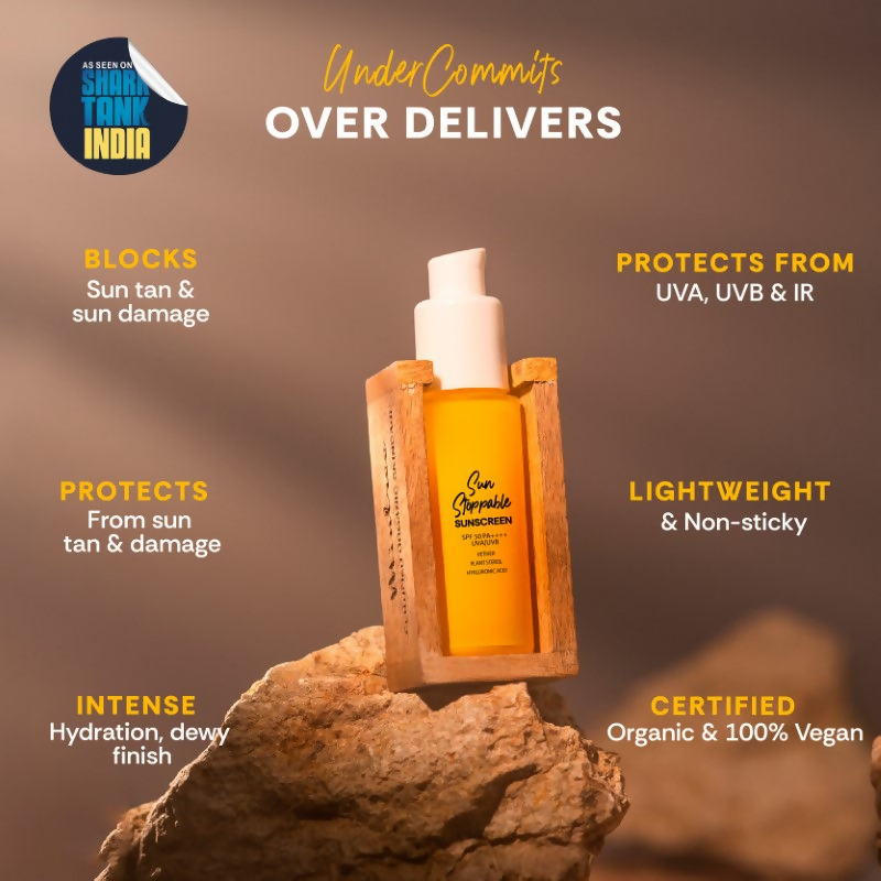 Mintree Certified Organic & Vegan Sun Stoppable Sunscreen SPF 50 PA++++