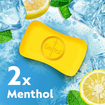 Dettol Lime Cool Bathing Soap Bar with 2x Menthol