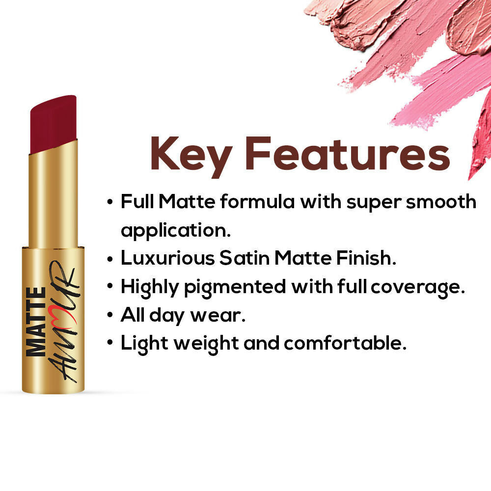 Jaquline USA Jusa Amour Matte Lipstick - Intimate 05