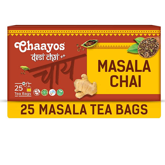 Buy Chaayos Masala Chai Tea Bags from DrMediCart, Ship from India to USA