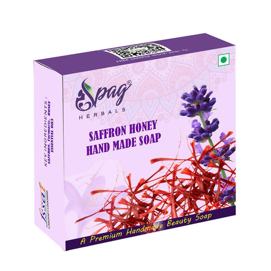 Buy Spag Herbals Saffron Honey Handmade Soap from DrMediCart, Ship from India to USA