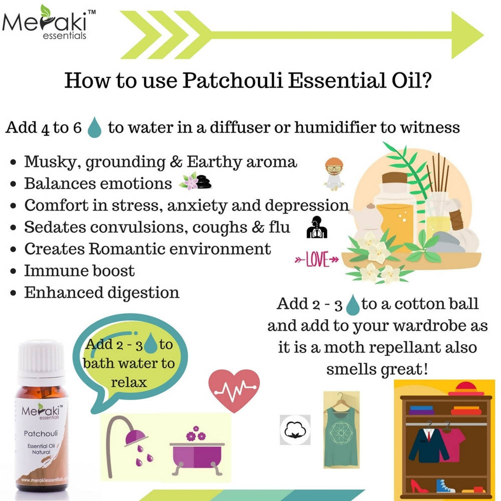 Meraki Essentials Patchouli Essential Oil