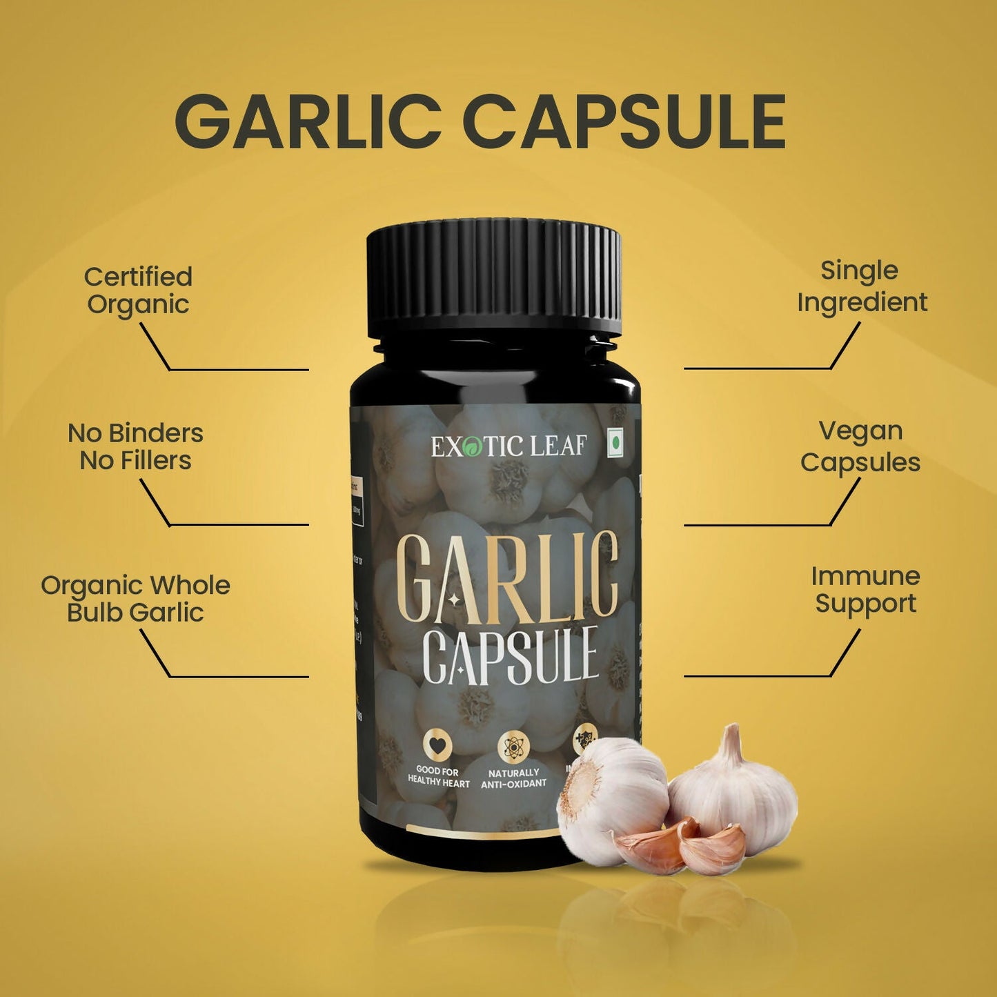 Exotic Leaf Garlic Capsules
