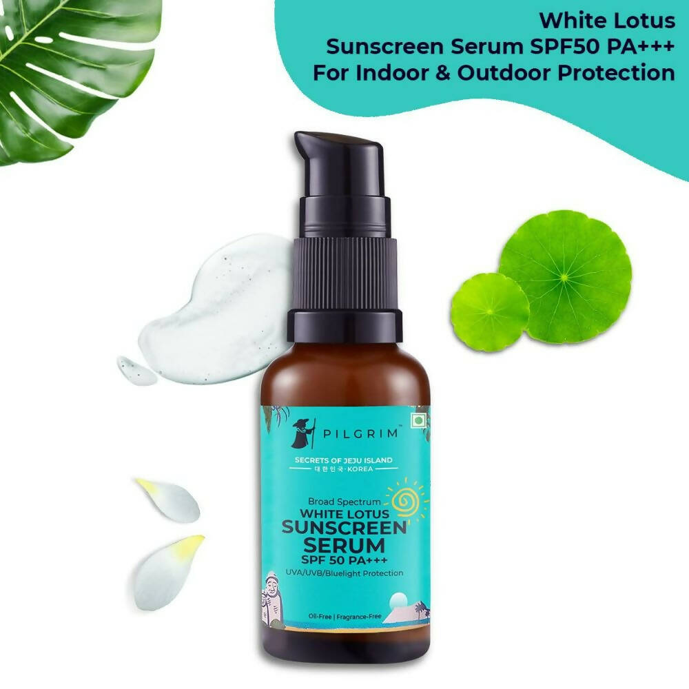 Pilgrim White Lotus Sunscreen Serum SPF 30 PA+++