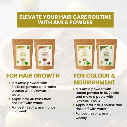Wild Organic Amla Powder Natural Hair Growth