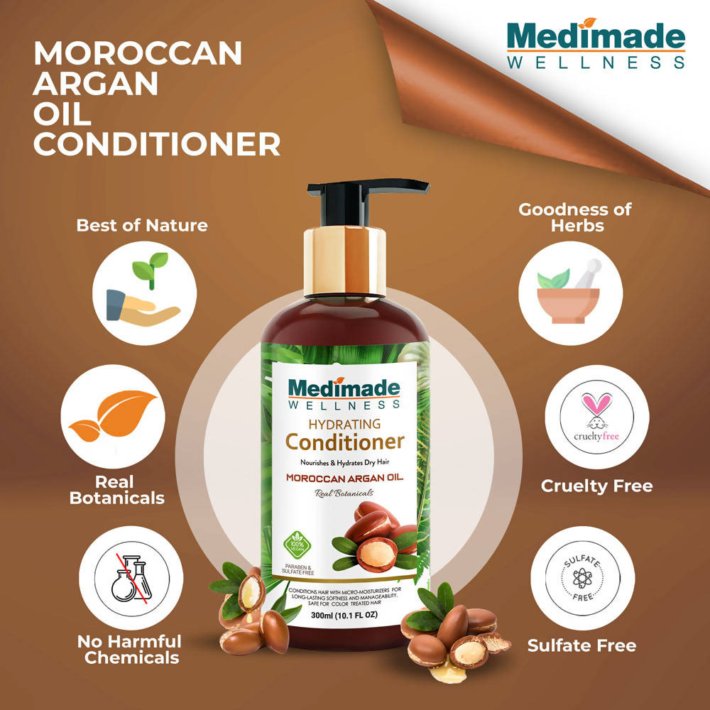 Medimade Wellness Hydrating Conditioner With Moroccan Argan Oil - DrMediCart