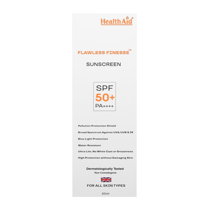 Flawless Finesse By HealthAid Sunscreen SPF 50+