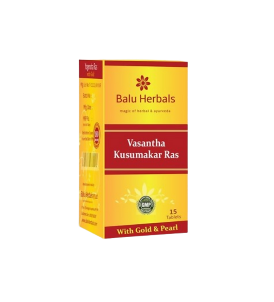 Buy Balu Herbals Vasant Kusumakar Tablets from DrMediCart, Ship from India to USA