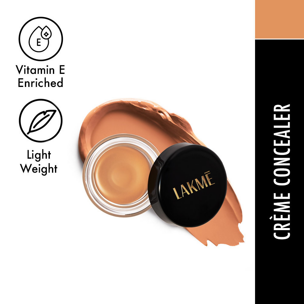Lakme Unreal Cover Creme Concealer Lightweight & Hydrating - Sand