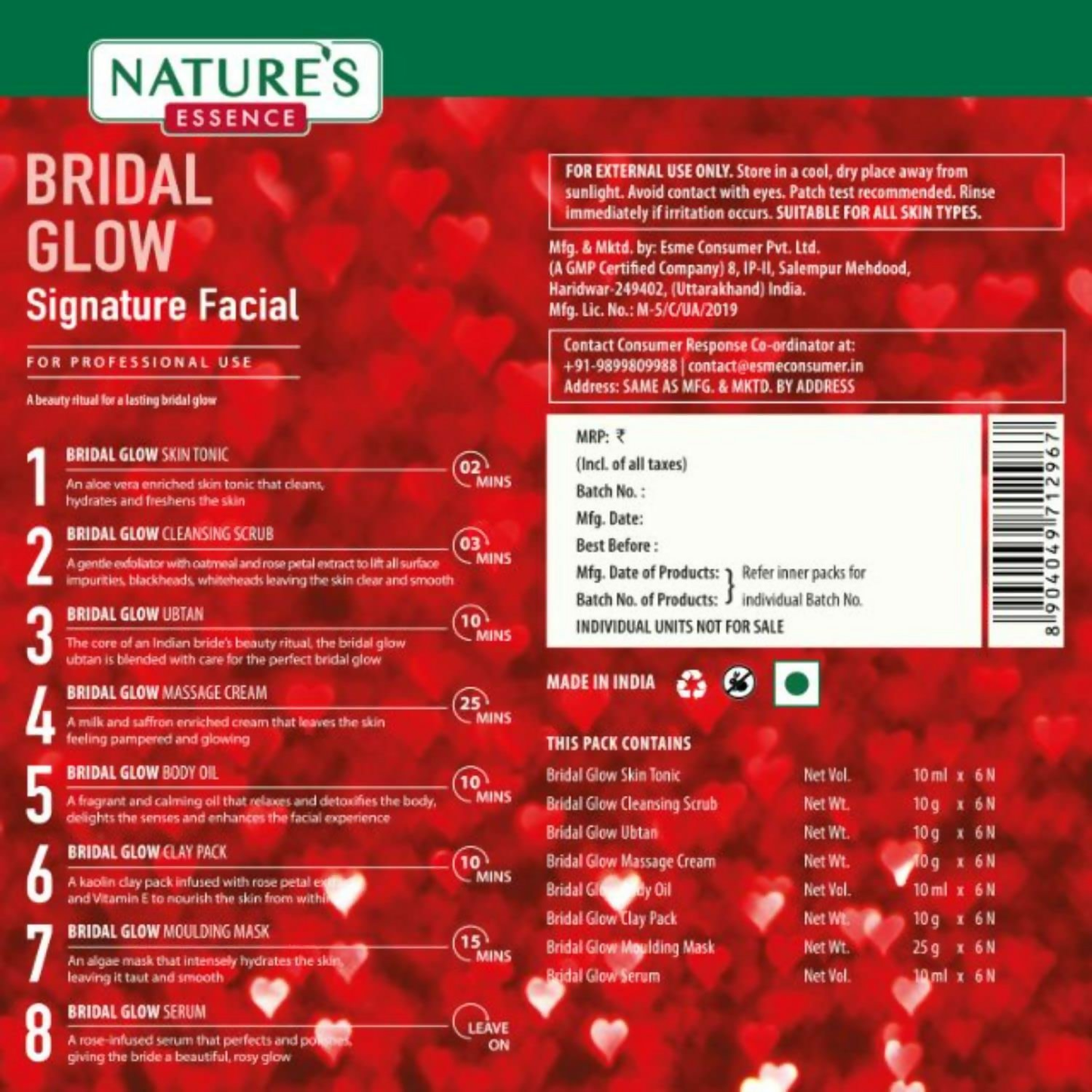 Nature's Essence Bridal Glow Signature Facial Kit