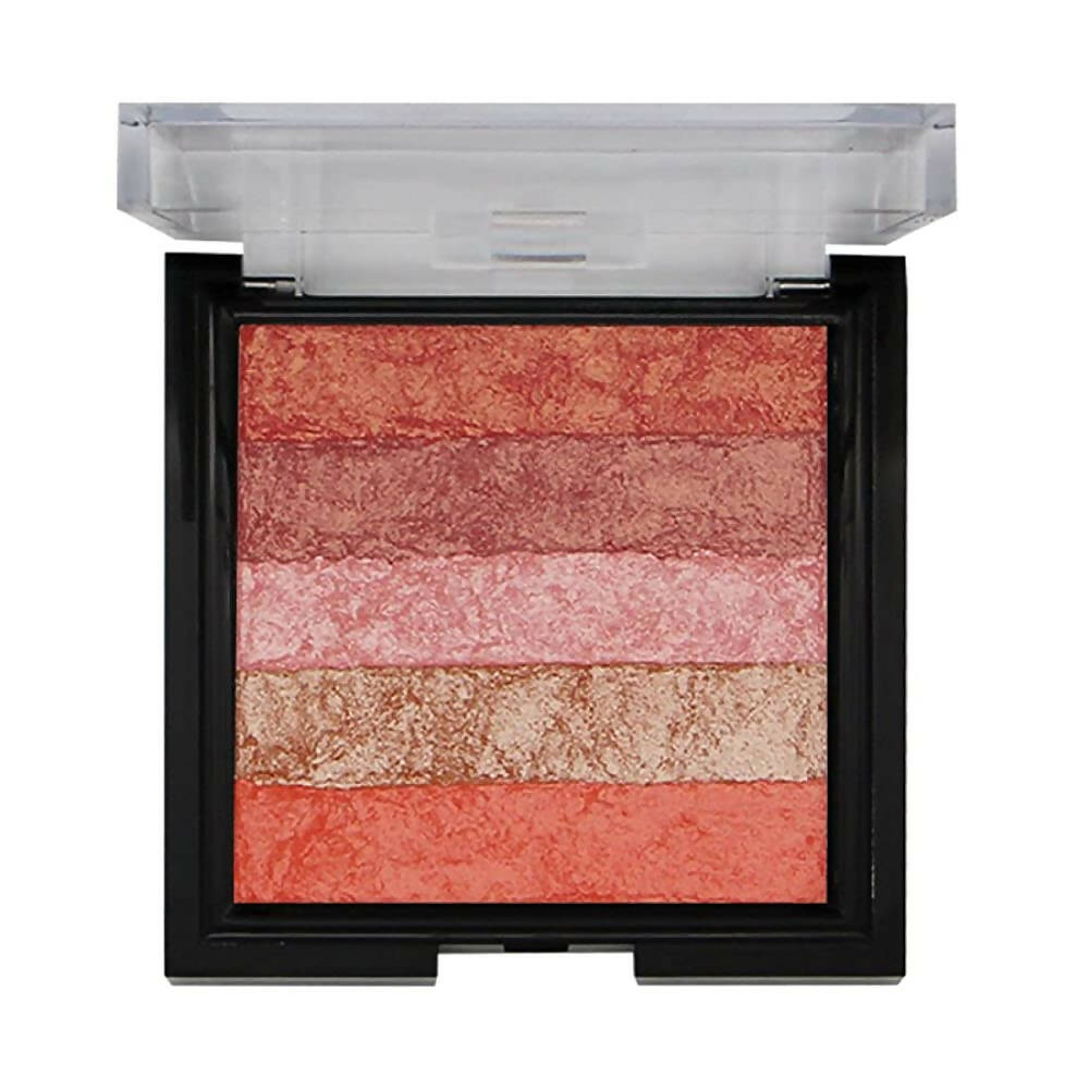 Fashion Colour Shimmer Brick & Blusher 2 in 1 Glow Bronzer Powder-Shade 03 (Medium To Fair)