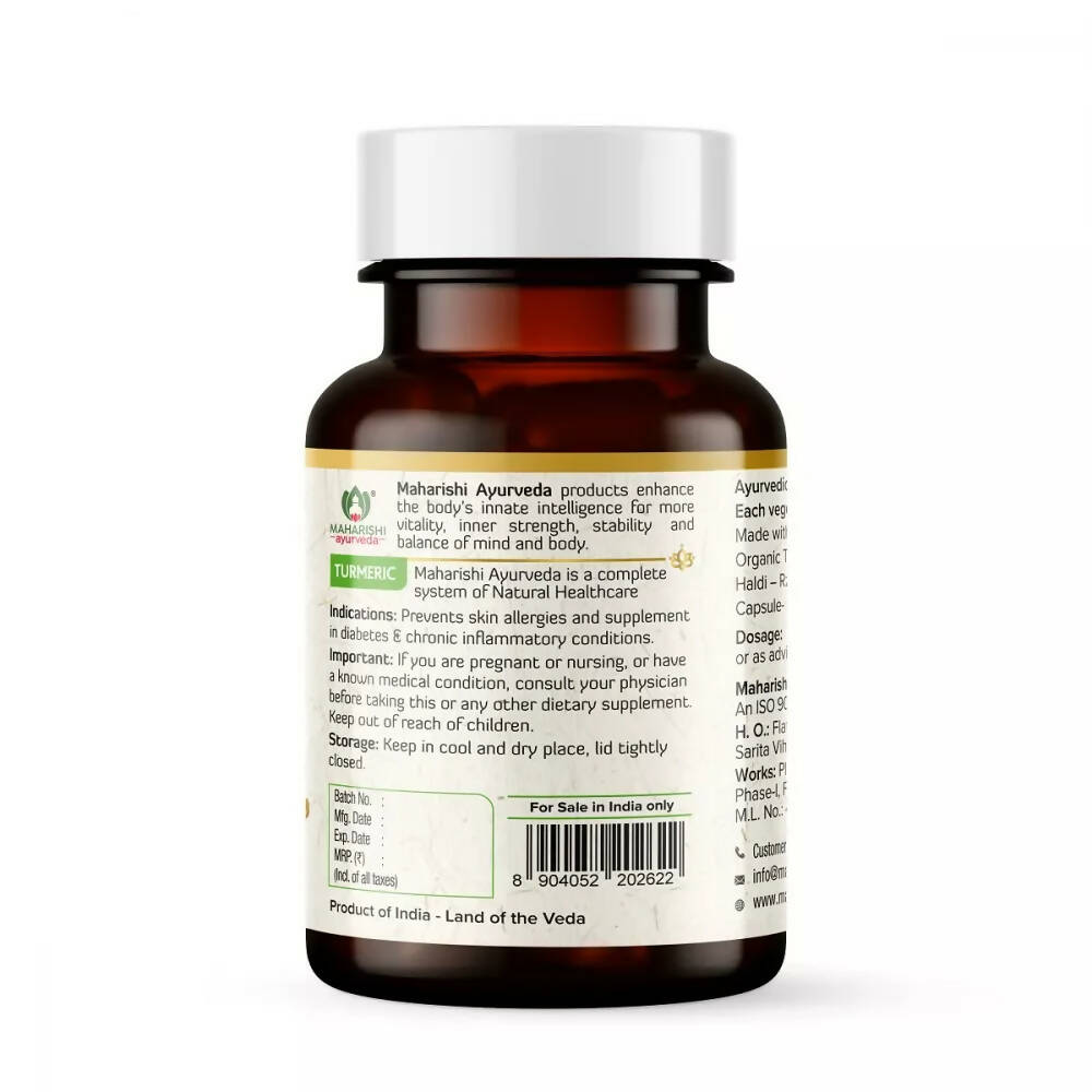 maharishi ayurveda organic turmeric capsules