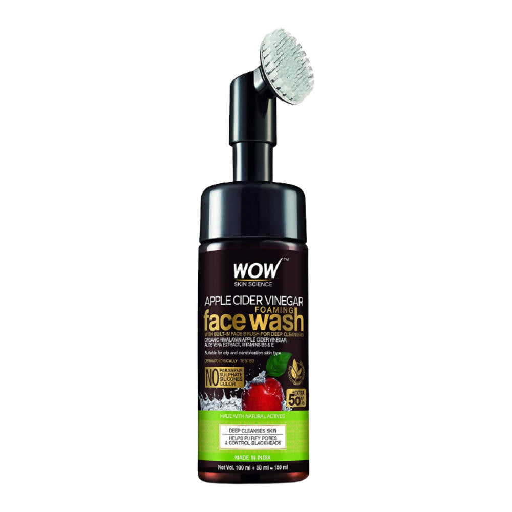 Wow Skin Science Apple Cider Vinegar Foaming Face Wash Combo - Drmedicart