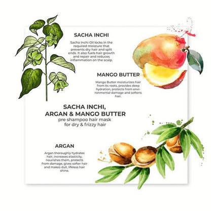 Juicy Chemistry Sacha Inchi, Argan & Mango Butter Hair Mask