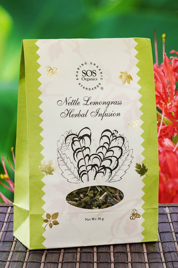 SOS Organics Nettle Lemongrass Herbal Infusion