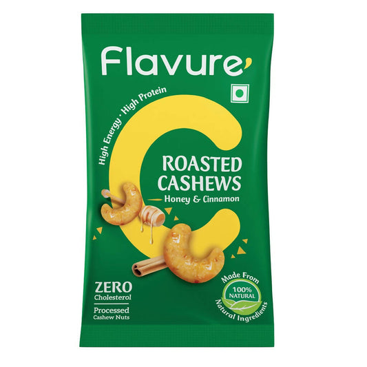 Buy Flavure Roasted Cashew - Honey & Cinnamon from DrMediCart, Ship from India to USA