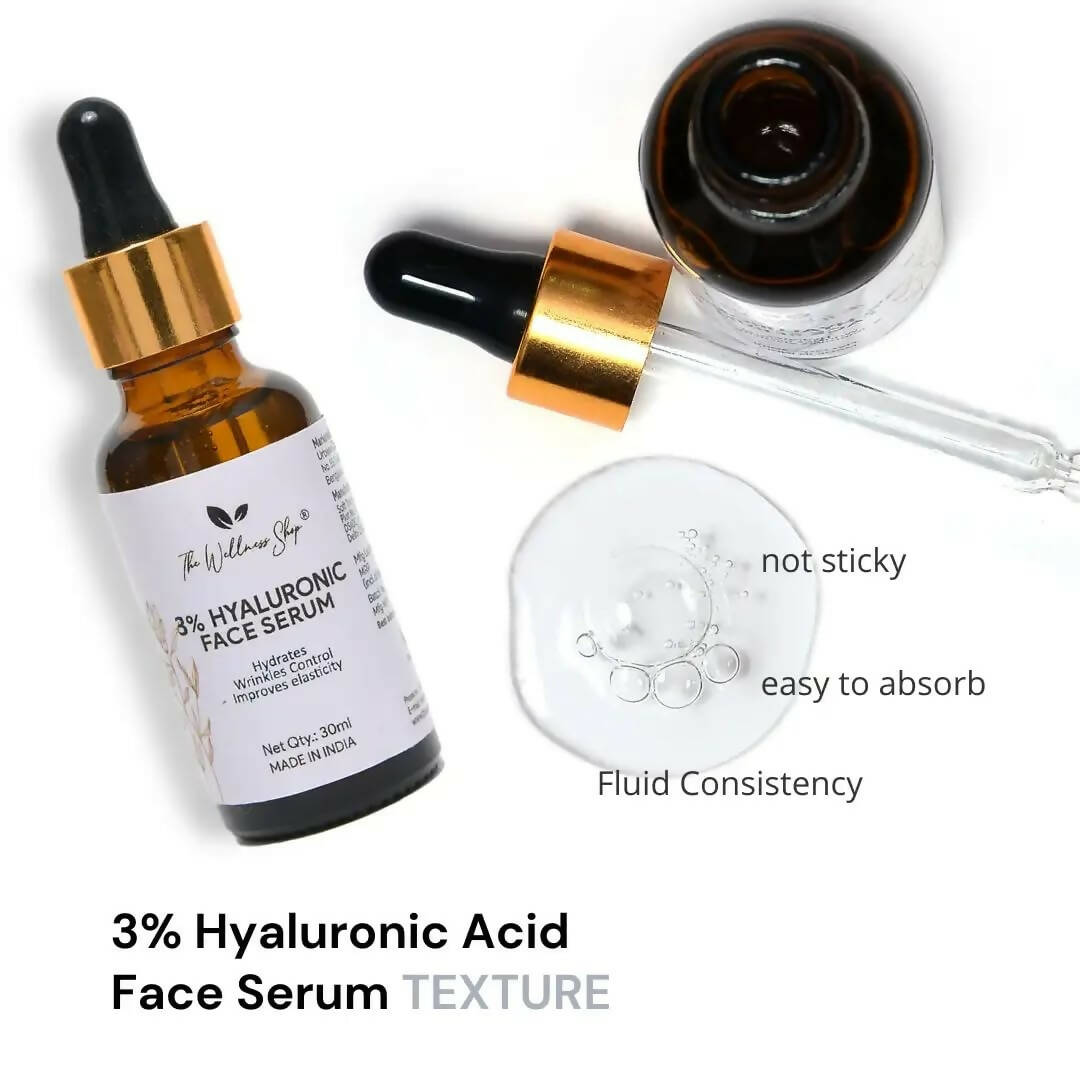 The Wellness Shop 3% Hyaluronic Face Serum - Drmedicart