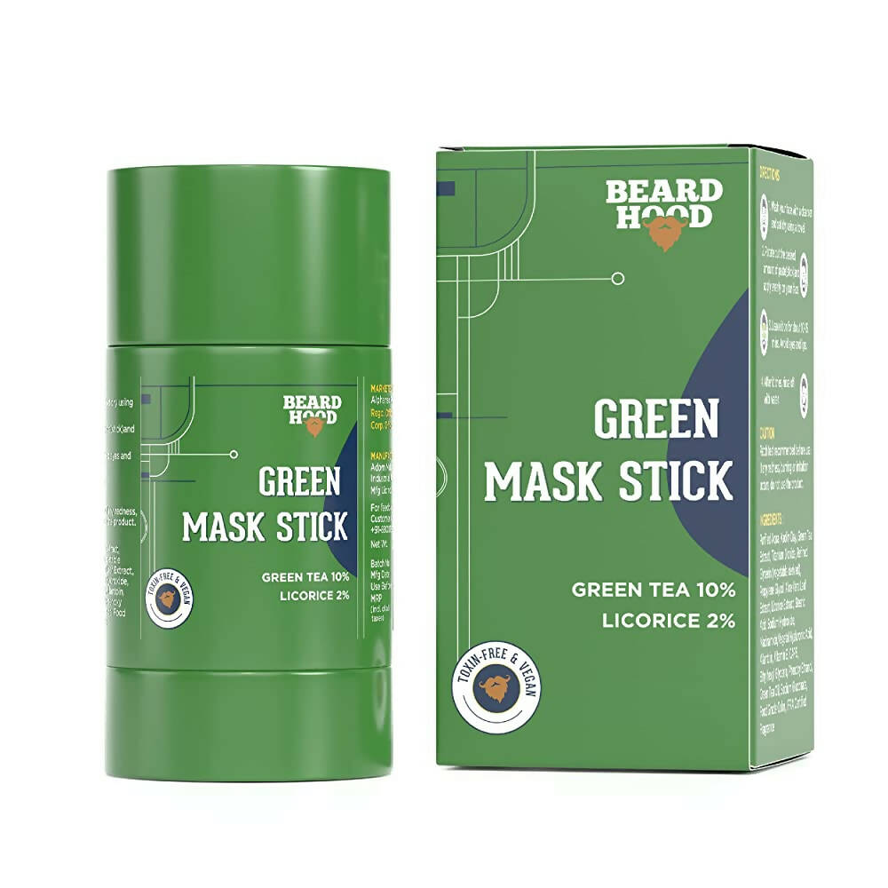 beardhood green tea cleansing mask stick for face buy in usa